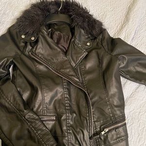 Leather jacket